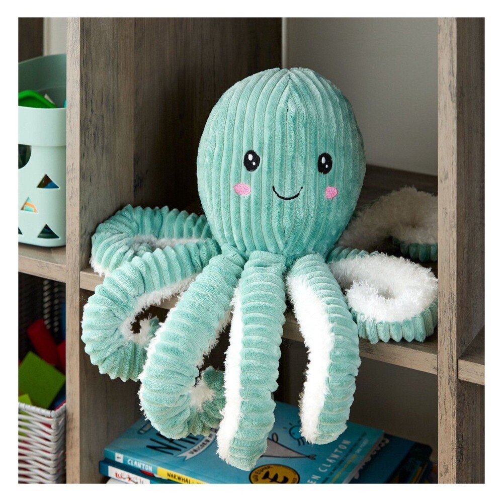Octopus Plush with Rattle, Stuffed Animal - Picture 1 of 7